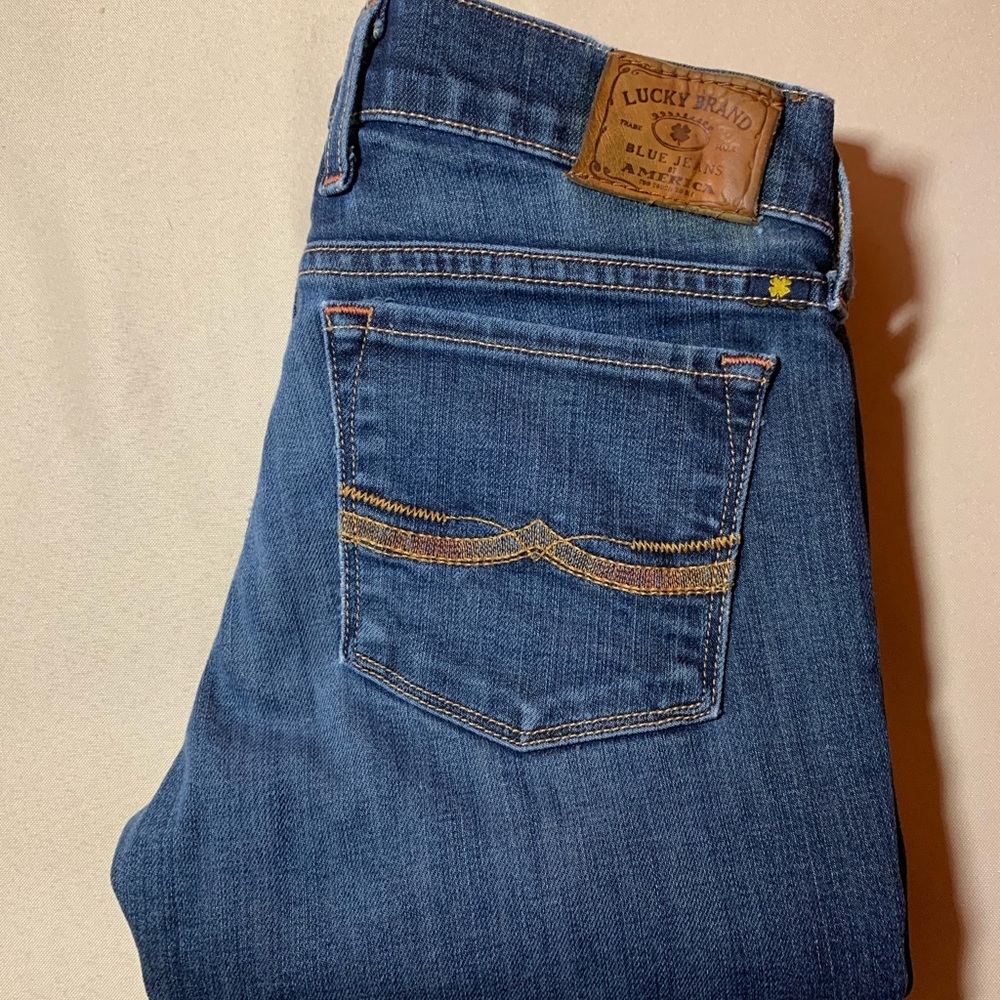 Lucky Brand Charlie Straight Jeans Low Rise